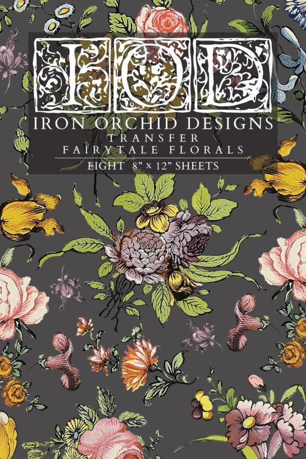 Fairytale Florals Front 600x901 - My Shabby Chic Corner - Prodotti Iron Orchid Designs - IOD