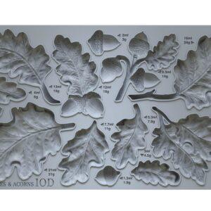 Oak Leaves Acorns mould 300x300 - My Shabby Chic Corner - Prodotti Iron Orchid Designs - IOD
