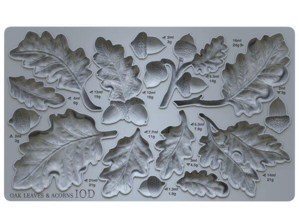 Oak Leaves Acorns mould 600x450 - My Shabby Chic Corner - Prodotti Iron Orchid Designs - IOD