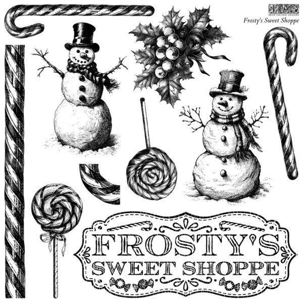 Frostys sweet shoppe stamp front 600x600 - My Shabby Chic Corner - Prodotti Iron Orchid Designs - IOD