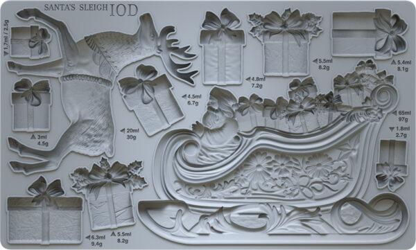 Santas Sleigh mould 600x361 - My Shabby Chic Corner - Prodotti Iron Orchid Designs - IOD