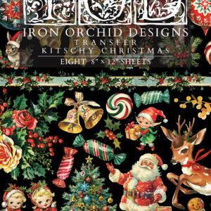 Transfer Kitschy Christmas front 300x300 - My Shabby Chic Corner - Prodotti Iron Orchid Designs - IOD