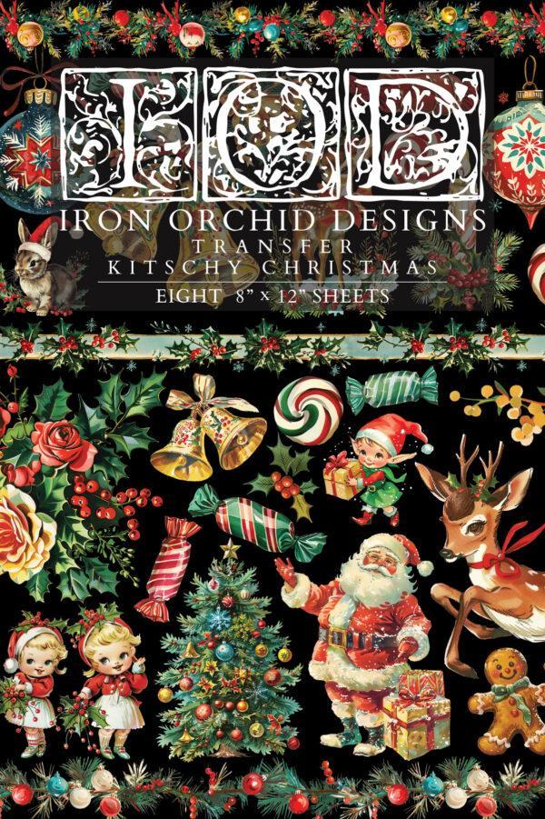 Transfer Kitschy Christmas front 600x901 - My Shabby Chic Corner - Prodotti Iron Orchid Designs - IOD