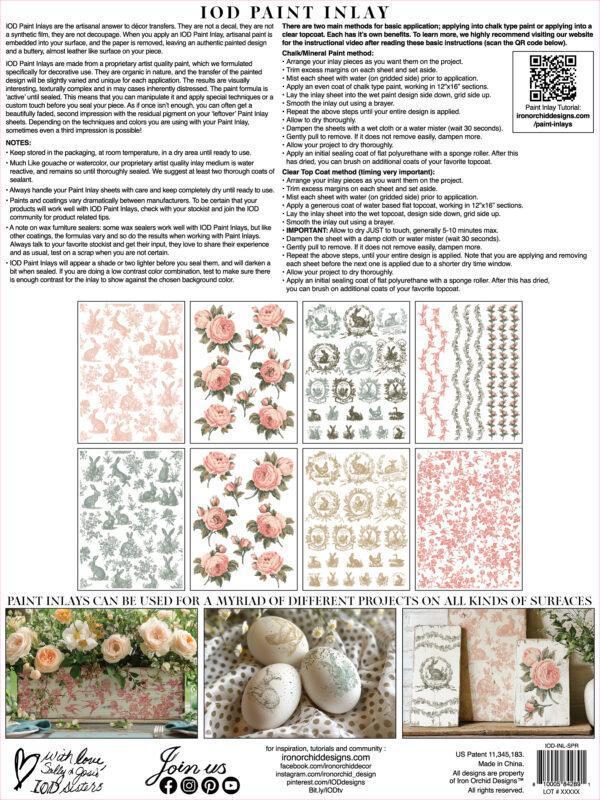 Spring Melody Back 600x800 - My Shabby Chic Corner - Prodotti Iron Orchid Designs - IOD